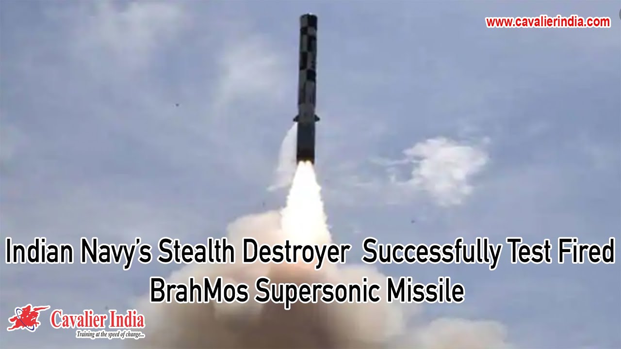 Indian Navy's Stealth Destroyer Successfully Test Fired | BrahMos Supersonic Missile