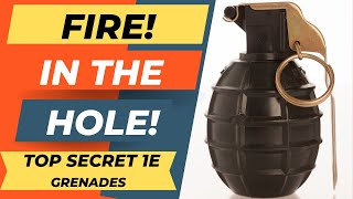 Espionage Tabletop Roleplaying Game: Top Secret 1e - Grenades