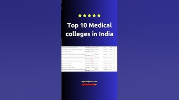 NIRF Rankings 2024 : Top 10 Medical Colleges in India #nirf #nirfranking2024 #nirfranking