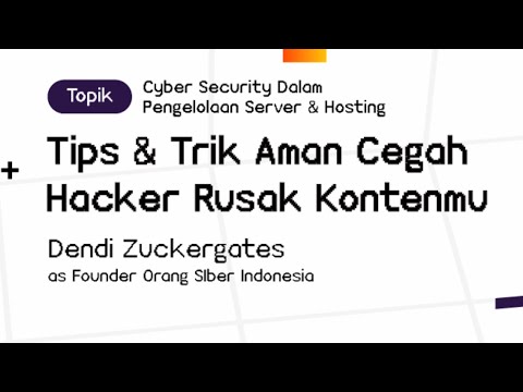 Tips & Tricks Mencegah H4cker Merusak Konten Kita - Security in Hosting