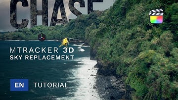 mTracker 3D Tutorial - Sky Replacement and 3D text integration inside FCP - MotionVFX
