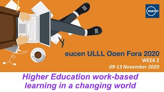 Higher Education Work-Based Learning in a Changing World. DAY 1 - Carol COSTLEY