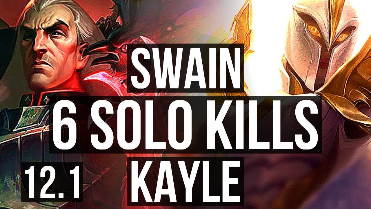 SWAIN vs KAYLE (MID) | 2.0M mastery, 6 solo kills, Legendary, 400+ games | EUW Diamond | 12.1