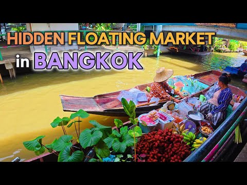 Bangkok S Most Authentic Floating Market Khlong Lat Mayom 4K Walk