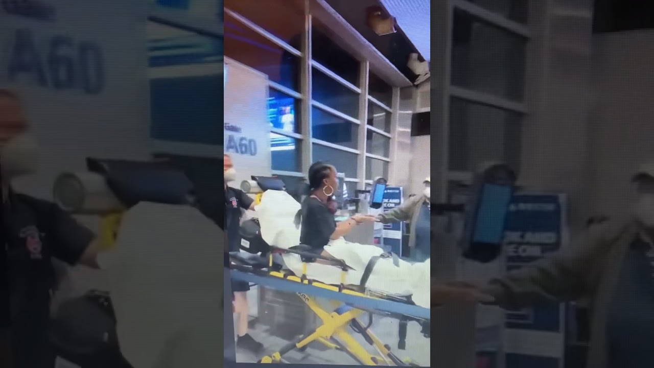 Watch Woman removed from plane ✈️ had to be restrained. #crime #flights #airport on YouTube Watch Woman removed from plane ✈️ had to be restrained. #crime #flights #airport on YouTube