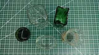 Cut Square and Odd Shaped Glass Bottles (Using a Soldering Iron)