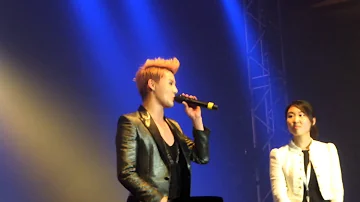 121130 Xia Junsu Concert Oberhausen: Uncommitted+Talk