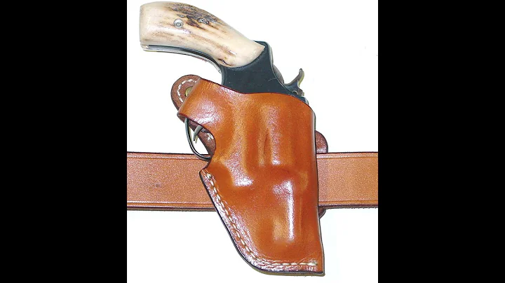 Ted Blocker Holsters:  649 OWB LEATHER HOLSTER for SMALL REVOLVERS