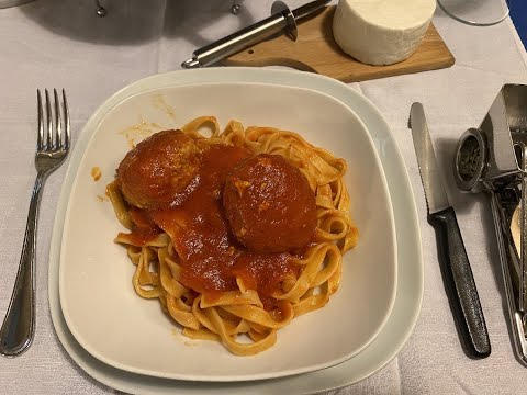 Video: Polpette Con Tagliatelle