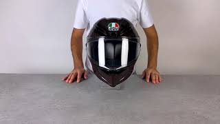 AGV PISTA GP RR IRIDIUM CARBON Sサイズ AGV Pista GP RR Iridium Carbon Helmet - Sportbike Track Gear