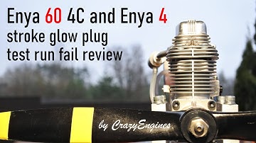Enya 60 4C and Enya 4 stroke glow plug test run fail