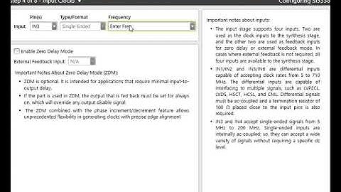 SI5338A clock Programming using ClockBuilder PRO application