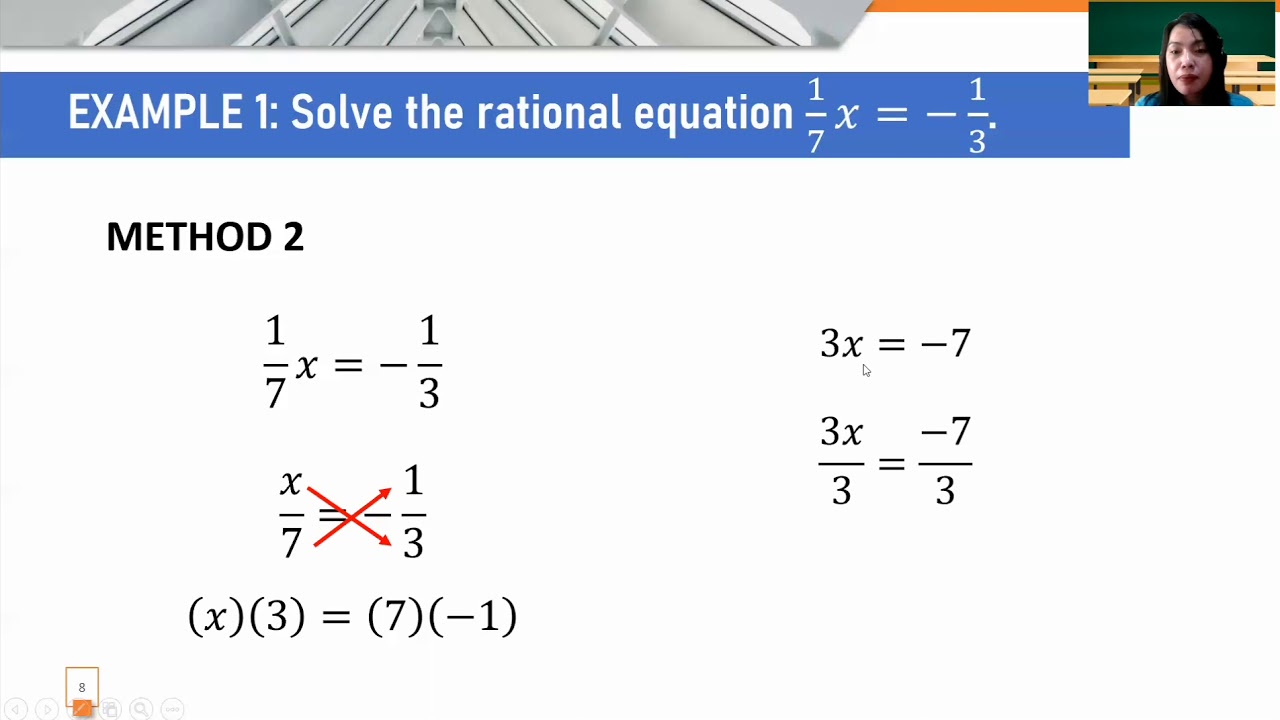 GENERAL MATH Quarter 1 - Module 7a Week 2: Solving Rational Equations ...