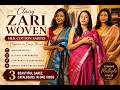 Classy Zari Woven Silk Cotton Sarees