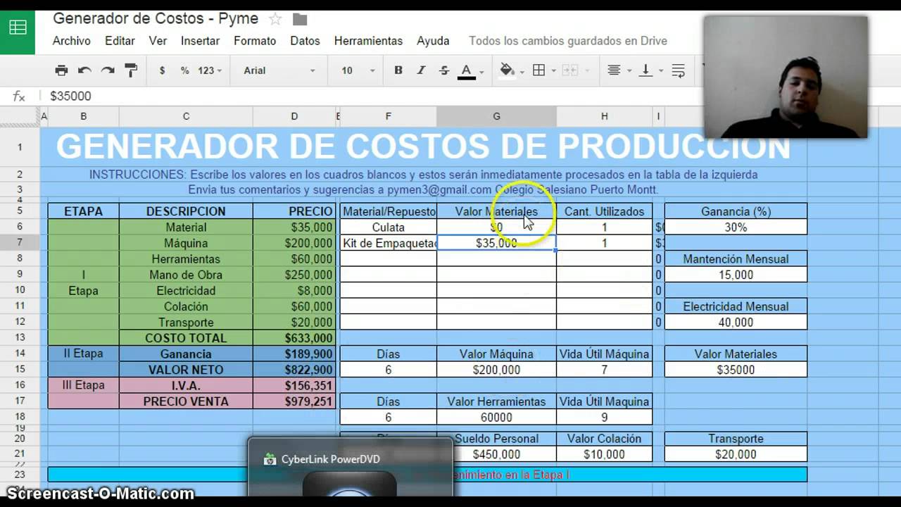 Javier Hermosilla 3D Generador de Costos - YouTube
