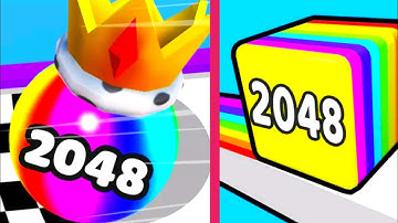Ball Merge 2048 Vs Happy Cubes 2048| Android ios game|