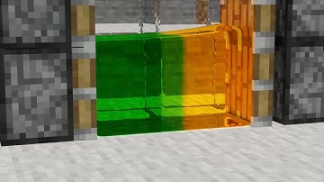 Minecraft realistic - Mixing Slime Block and Honey block CGI