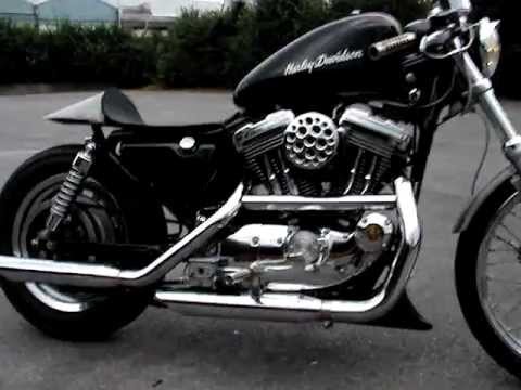 Caf Racer Harley Davidson Sportster 1200 YouTube