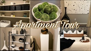 APARTMENT TOUR || HOME TOUR || BLACK AND WHITE || AESTHETIC DECOR || TEXAS || FURNISHED || 2022