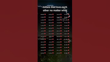 Initials that love each other no matter what #initials #initial #Love #foryou #fyp