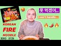 벨기에 외국인 여자친구 불닭볶음면 반응 유럽 사망 ㅋㅋㅋ I tried Korean fire noodle and died(국제커플)(AMWF)(Internationalcouple)