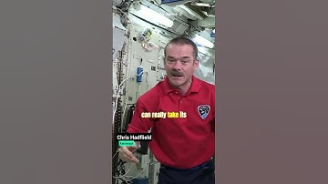 Music in Space 🎸🖤 Chris Hadfield show off his skills on ISS #shorts #space #music #science