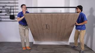 Hafele Vertical Folding Queen Wall Bed Installation Instructions by KitchenSource.com