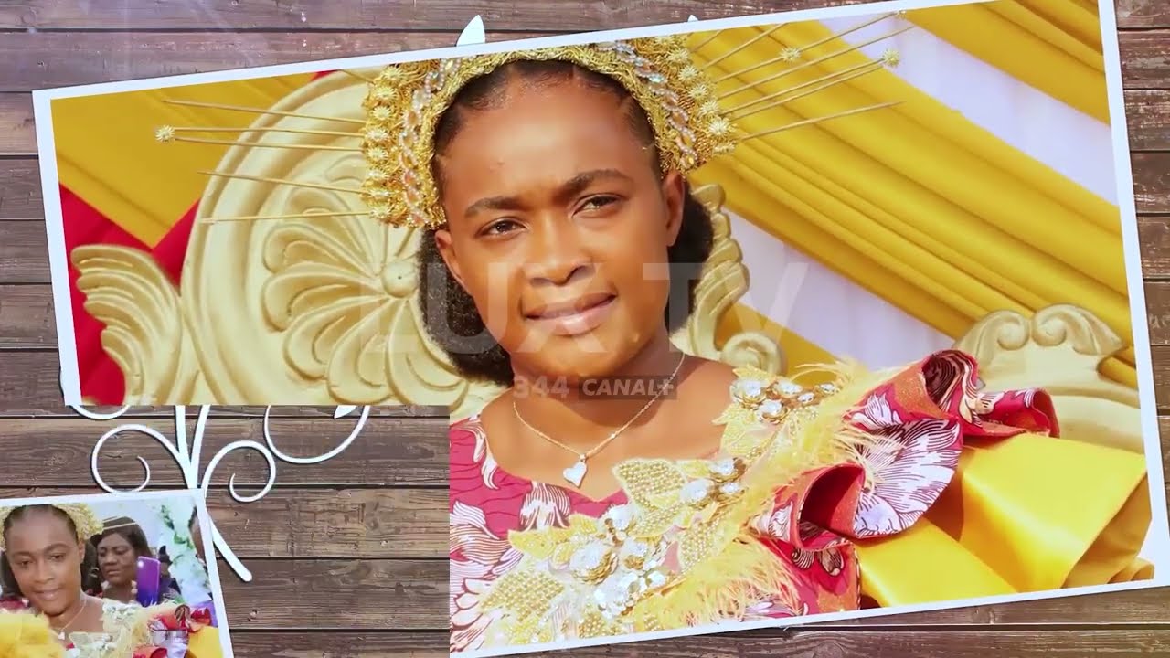 HEUREUX MARIAGE COUPLE LEKOUNDZOU