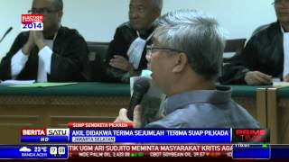 Akil Mochtar Hadapi Sidang Tuntutan