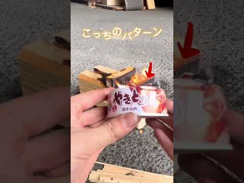 【試作弐号木】背割りトーチでやきとり焼く【なんもくキャンプ】