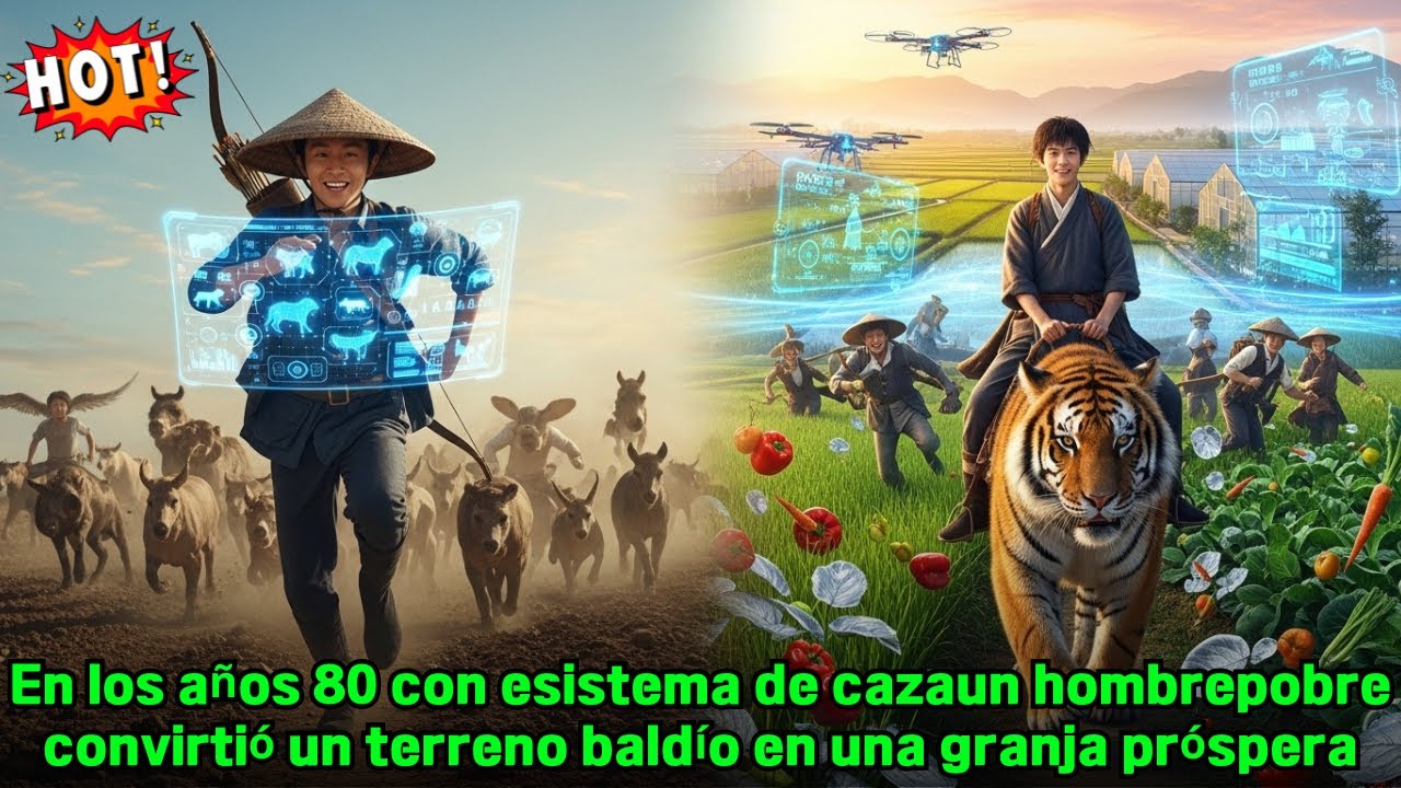 En los años 80 con esistema de cazaun hombrepobre convirtió un terreno baldío en una granja próspera