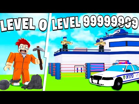 BUILDING OUR MAX LEVEL 9999 SECURITY PRISON ROBLOX