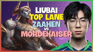 Liubai Challenger Zaahen Masterclass: Advanced Top Lane Mechanics Engsub