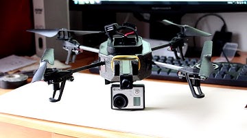 Attach GoPro to AR.Drone 2.0 - Tutorial