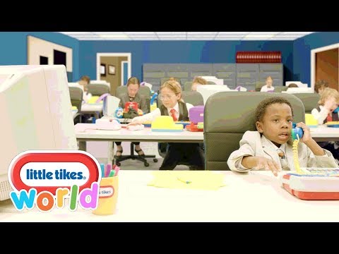 Little Tikes | The Office - Hardly Working | Little Tikes World Compilation | Activities for Kids