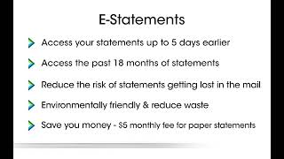 StearnsConnect: Sign up for E-Statements