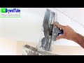 Mudding curved drywall soffit with arch bead- Soundproofing wall preview