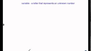 Topic 6, Lesson 1 - Variables and Expressions