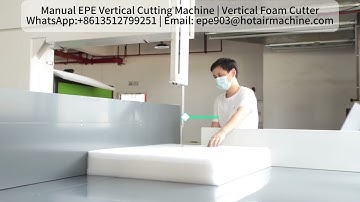 Manual EPE Vertical Cutting Machine | Vertical Foam Cutter