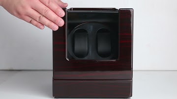 JQUEEN Double Automatic Watch Winder for Rolex- Black & Ebony
