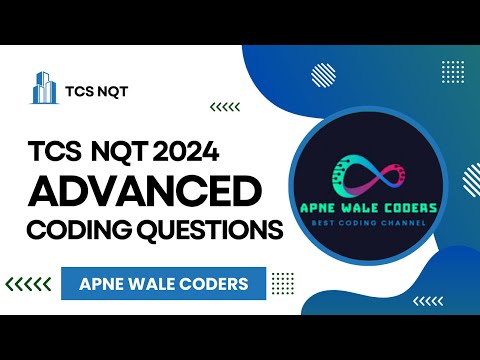 TCS NQT Previous Years Coding Questions | TCS Digital Coding Question | TCS NQT 2024