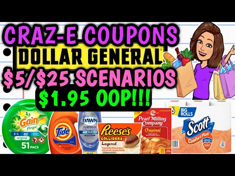 🔥6 AWESOME DEALS!🔥$5 OFF $25 SCENARIOS🔥DOLLAR GENERAL COUPONING THIS WEEK🔥EXTREME COUPONING🔥