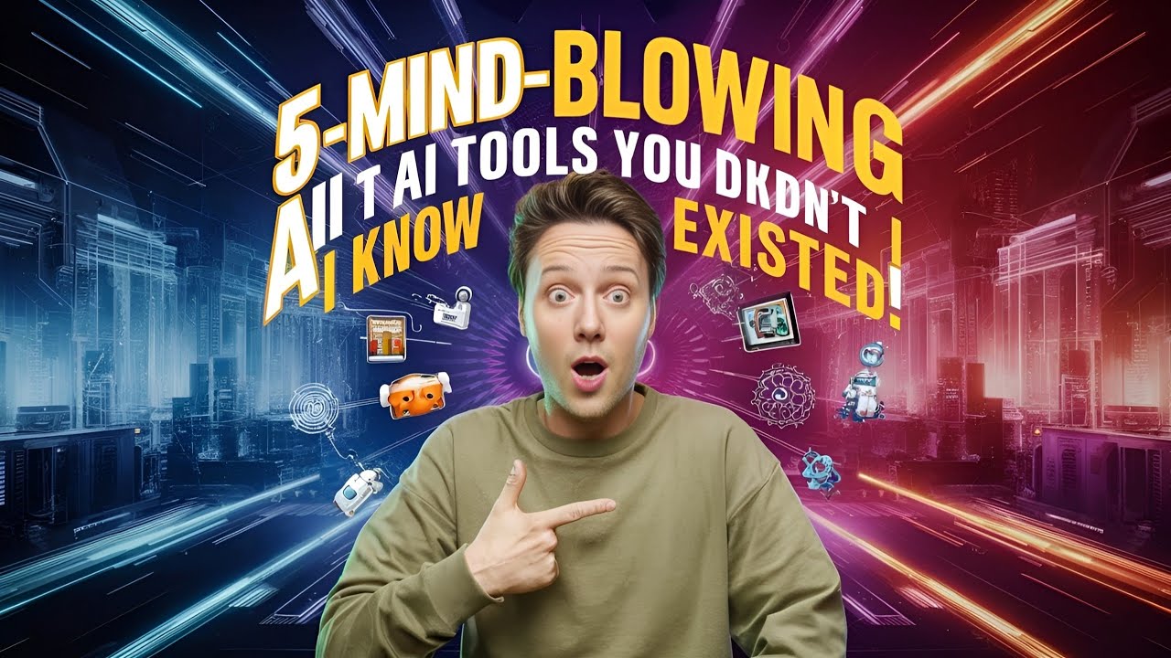 5 MIND-BLOWING AI Tools You Didn't Know Existed! - YouTube