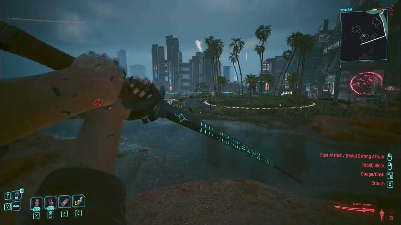 Cyberpunk 2077 Melee Combos Unlocked YouTube