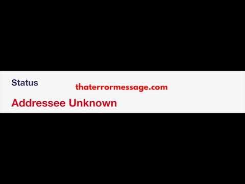 Addressee Unknown (USPS) - YouTube