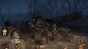 Hilarious Fallout 4 Sentry Bot Activation Glitch