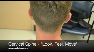 Cervical spine - Look, Feel, Move