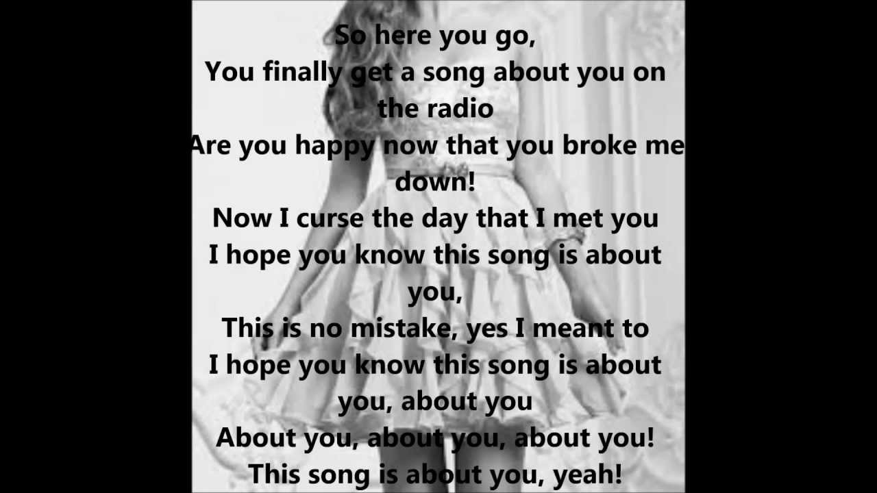 Olly Murs This Song Is About You Lyrics