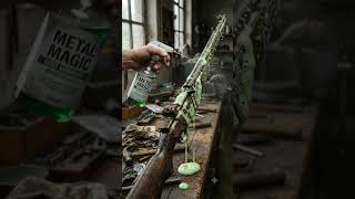 Extreme Rust Removal on a WWII M1 Garand #shortvideo #restoration #shorts