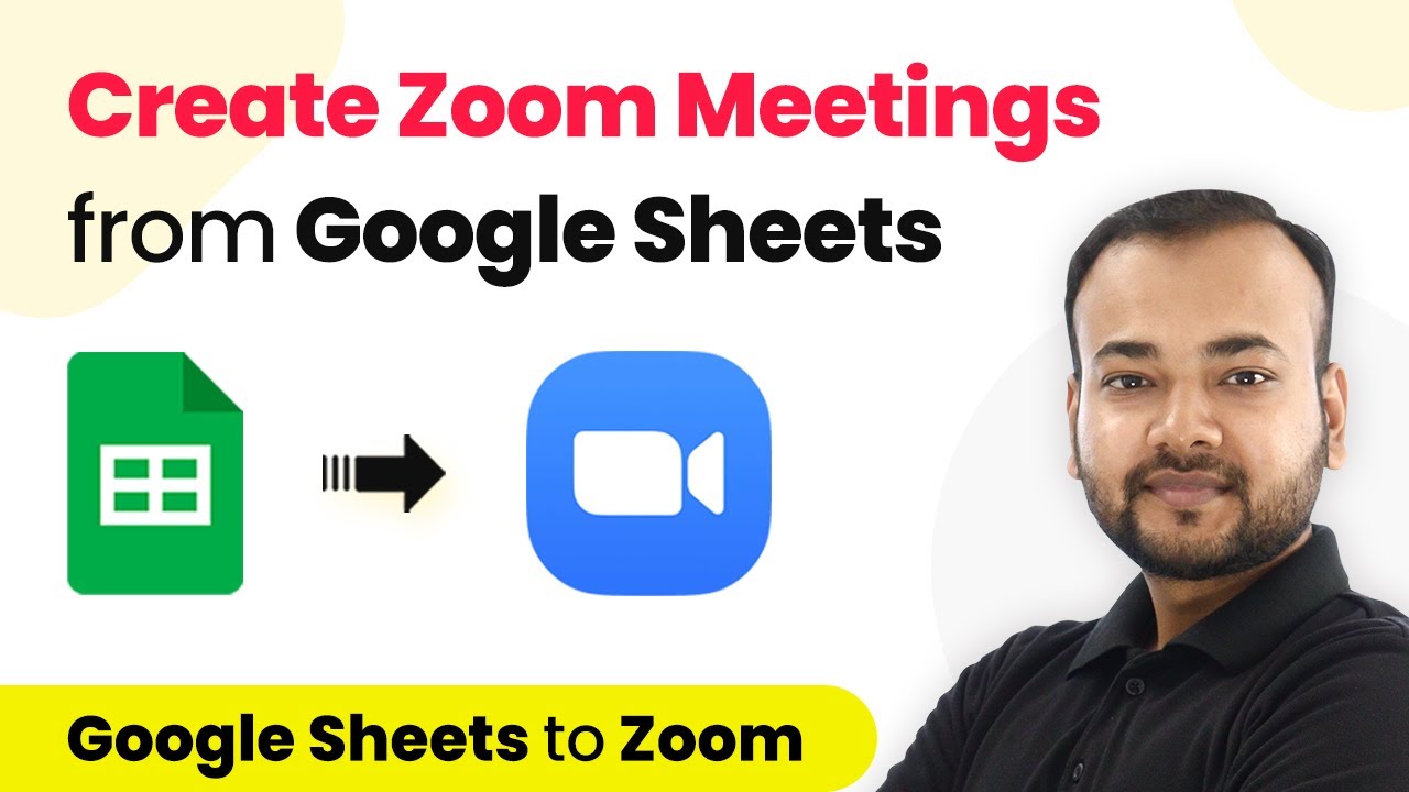 How to Create Zoom Meetings from Google Sheets Google Sheets Zoom